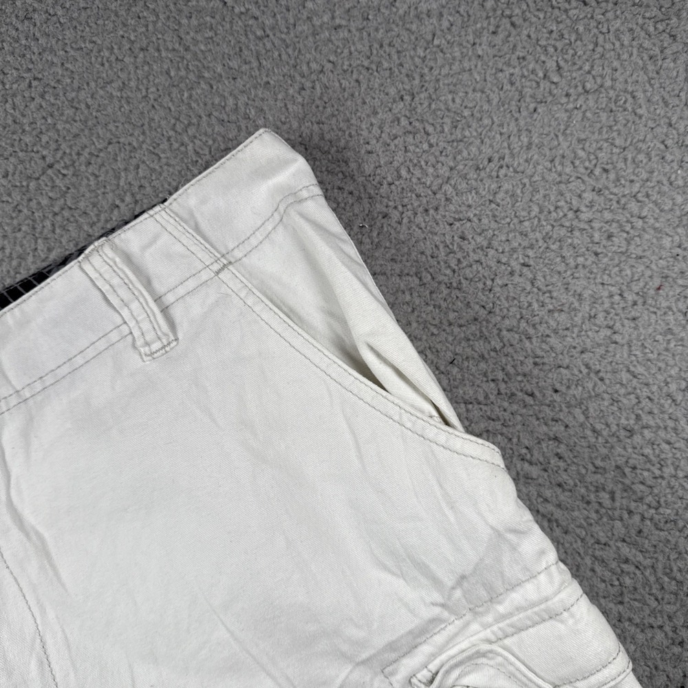 Ocean Pacific OP Cargo Shorts Mens 40 White Utility‎ Baggy Skater 90s Y2K Casual - Picture 5 of 13